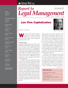 Law Firm Capitalization