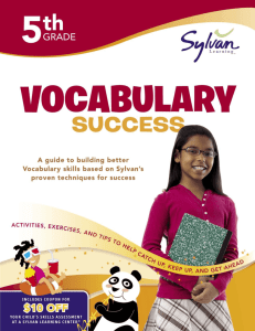 Fifth Grade Vocabulary Success (Sylvan