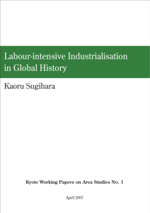 Labour-intensive Industrialisation in Global History