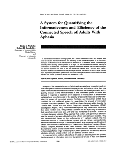 A System for Quantifying the Informativeness and Efficiency of the