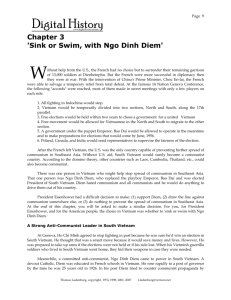 Chapter 3 'Sink or Swim, with Ngo Dinh Diem'