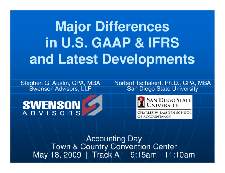 Major Differences Between US GAAP And IFRS