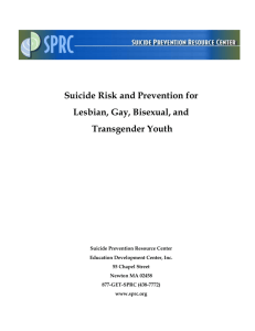 Preventing Suicide Among LGBT Youth