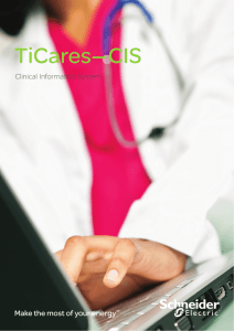 TiCares—CIS - Schneider Electric
