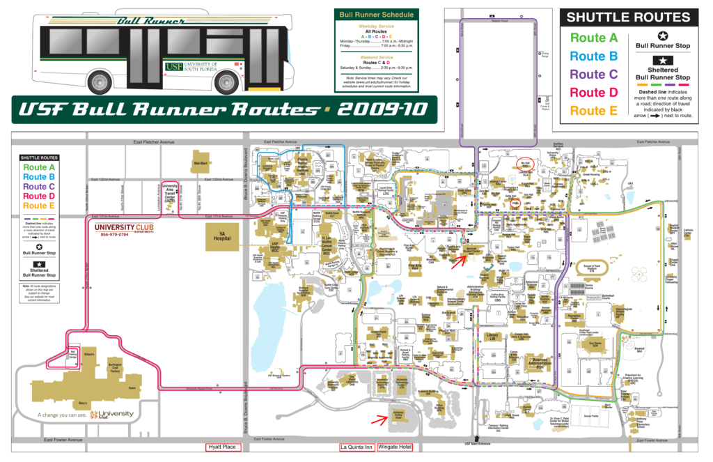 Usf Campus Map