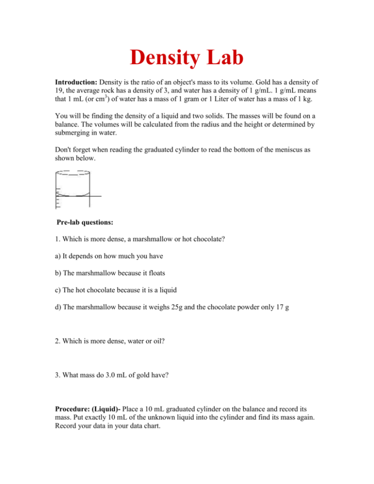 density-lab