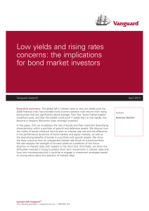 Low yields and rising rates concerns: the implications for bond