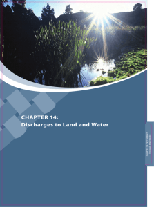 CHAPTER 14: Discharges to Land and Water