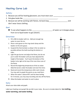 heating and cooling curve of water experiment pdf