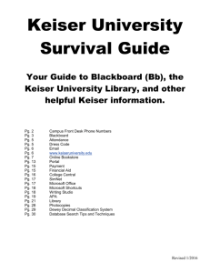 Keiser University Survival Guide