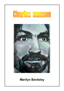 Charles Manson by Marilyn Bardsley