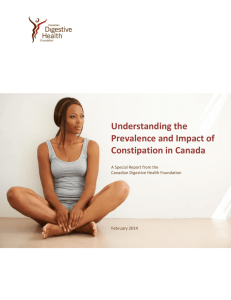 Understanding the Prevalence and Impact of Constipation in Canada