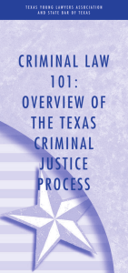 criminal law 101: overview of the texas criminal