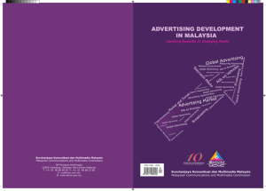 ADVERTISING DEVELOPMENT IN MALAYSIA