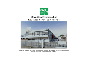 Coca-Cola Enterprise Ltd Education Centre, East Kilbride