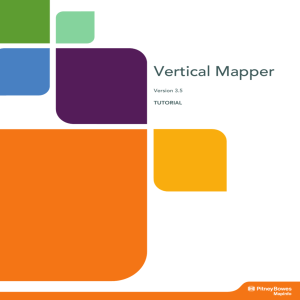 The Vertical Mapper Tutorial