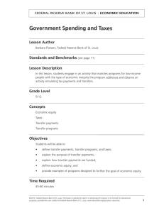 Government Spending and Taxes - Federal Reserve Bank of St. Louis