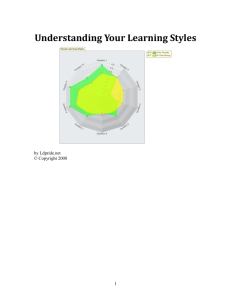 Learning Styles - Web Explorations