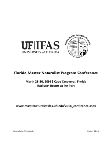 Program Book - Florida Master Naturalist Program