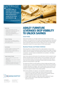 Ashley Furniture leverages deep visibility to unlock