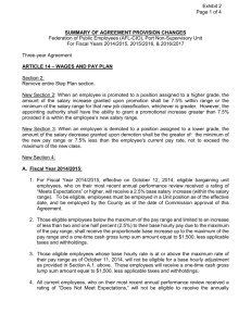 Summary of Agreement - Port Non