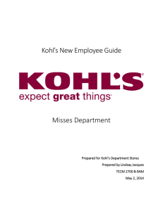Kohl's New Employee Guide