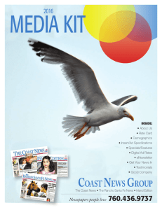 MEDIA KIT - The Coast News