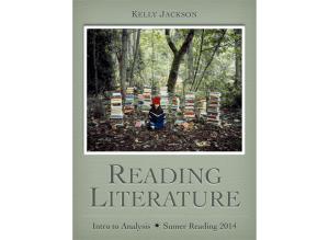 Intro to Analysis Sumer Reading 2014