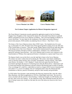 Read more about the history of Carver Mansion and the town of