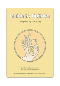 Guide to Tipitaka - Urban Dharma... Buddhism for Urban America