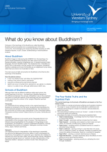 What do you know about Buddhism?