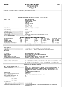00007059 MATERIAL SAFETY DATA SHEET Page 1 TRI