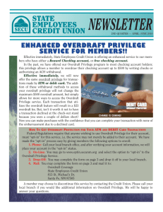 NEWSLETTER - State Employees Credit Union