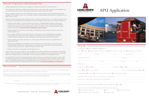 APU Application