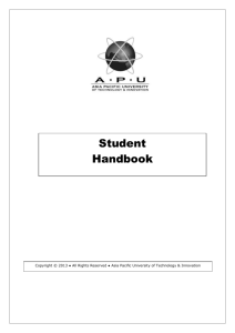 Student Handbook - Webspace 2