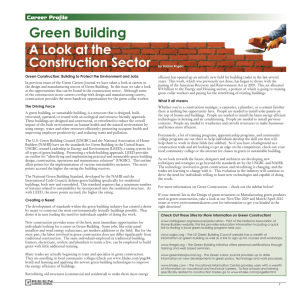 Green Building - Environmental Career Center