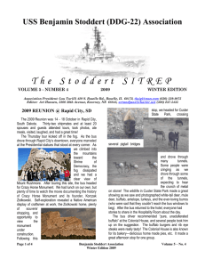 The Stoddert SITREP - USS Benjamin Stoddert Association DDG-22
