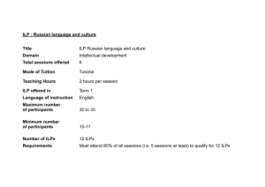 The Russian Language and Culture will be offered in Term 1 of