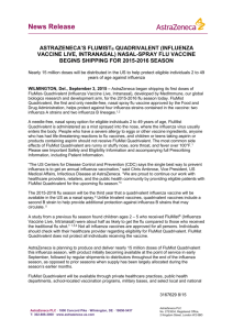 News Release - National Adult and Influenza Immunization Summit