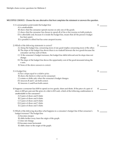 Multiple choice review questions for Midterm 2 MULTIPLE CHOICE