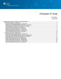 ProSystem fx® Suite