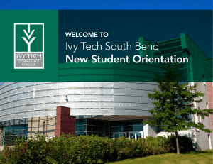 Ivy Tech South Bend New Student Orientation