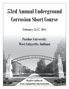 53rd Annual Underground Corrosion Short Course