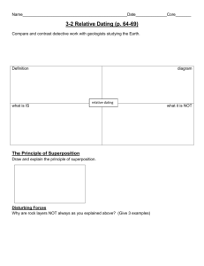 3-2 Relative Dating (p. 64-69)