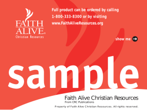FAITH Unfolded - Faith Alive Christian Resources
