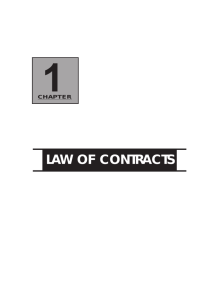 law of contracts - New Age International