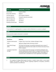 aa 14 grading system