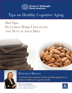 Tips on Healthy Cognitive Aging - Including Dark Chocolate and