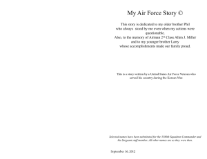 My Air Force Story ©
