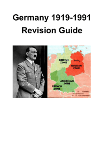 Germany 1919-1991 Revision Guide